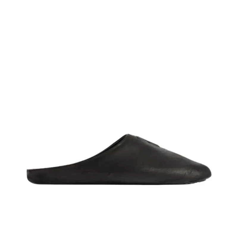 Balenciaga Closed Toe Slippers Men's Black-1