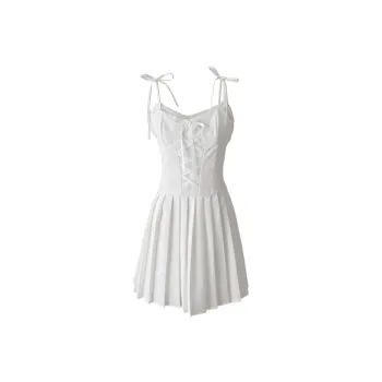 FLIM Slip Dresses Women's White