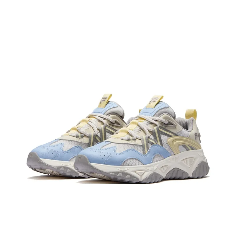 FILA FUSION FREEROAM Hiking Shoes Low Top Casual Shoes Women's Fragrant Snow White Sky Blue-1