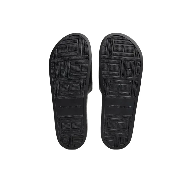 Tommy Hilfiger Abrasion Resistant Slide Slippers Men's Black-5
