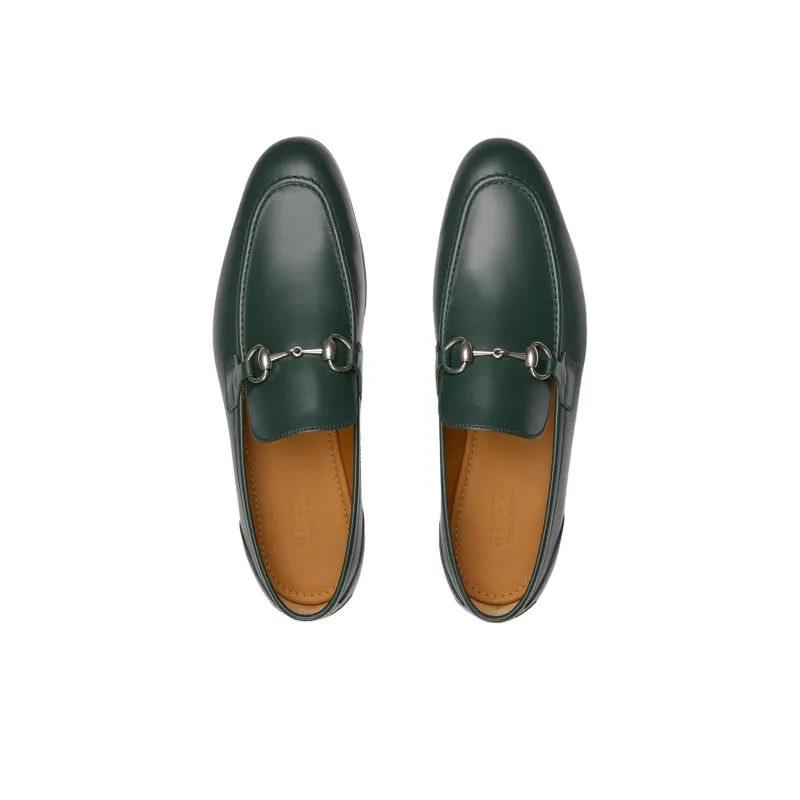 GUCCI Jordaan Loafers Men Dark Green-3