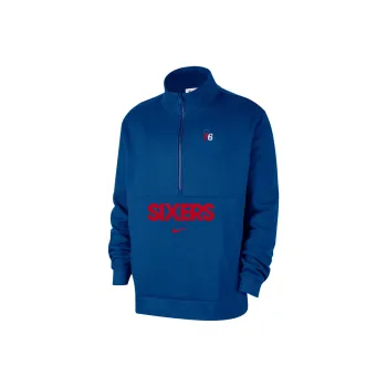 Nike Philadelphia 76ers Club Courtside Men's Nike Nba 1/2 Zip Top