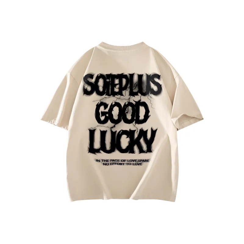 SOIE T Shirts Unisex Light Beige Apricot-0