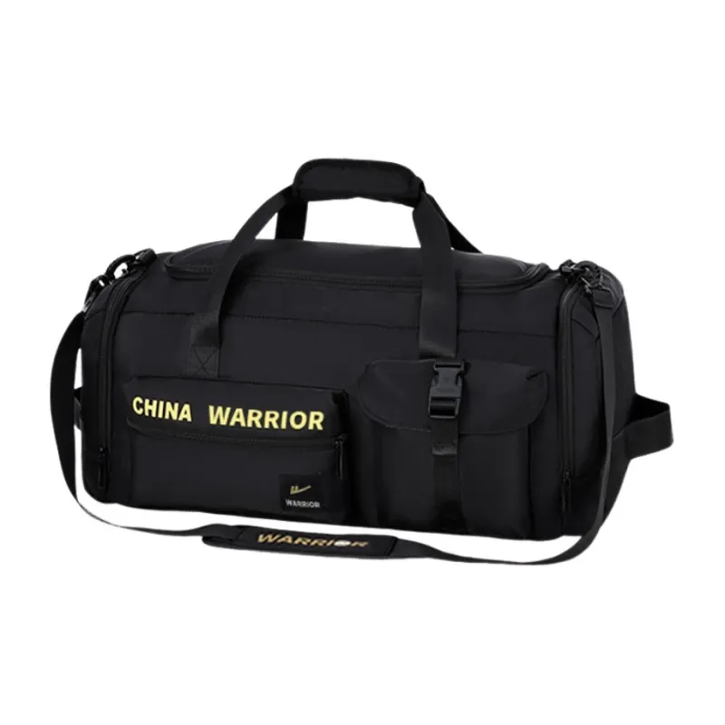 Warrior Nylon Fabric Travel Bag 40L Unisex Black-0