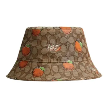 COACH Recycled Polyester Bucket Hats Women's Brown