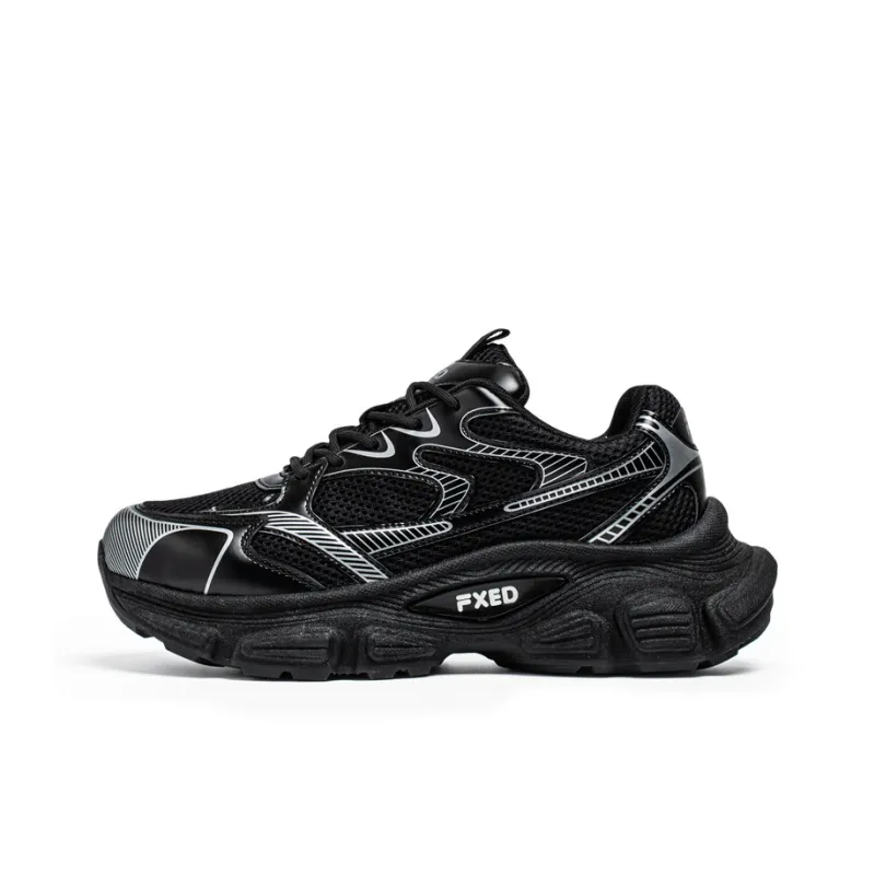 JANECO Slip Resistant, Abrasion Resistant, Breathable Low Top Chunky Sneakers Men's-0