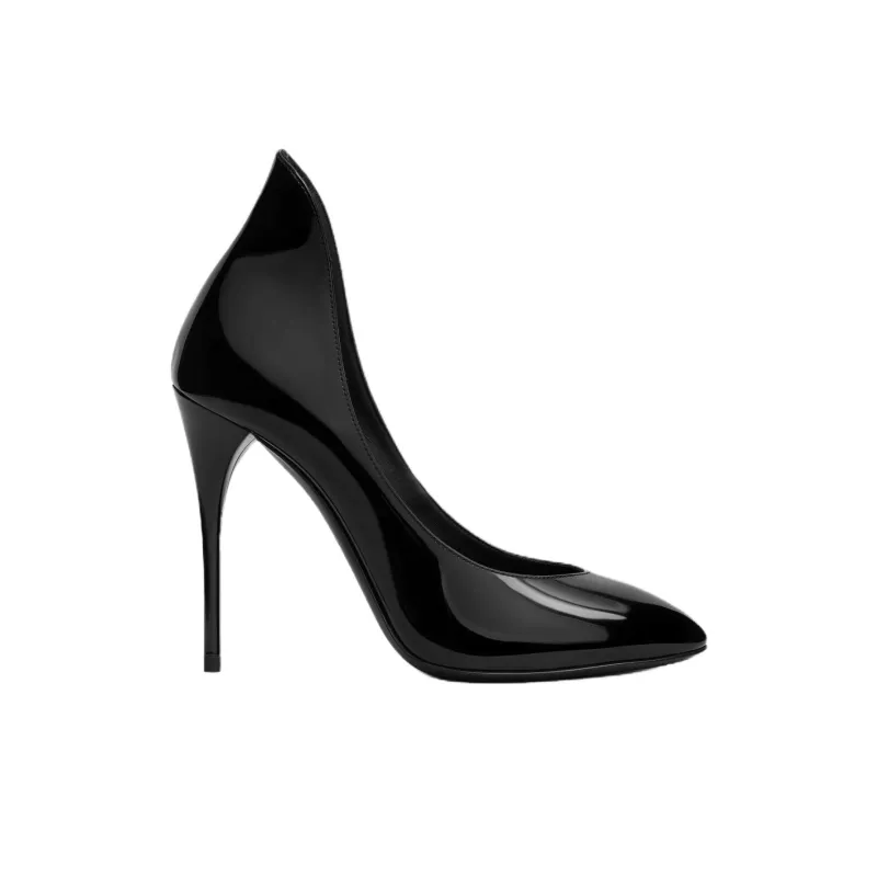 Alaia Décoletté Slim Heel High Heels 11cm Women's Black-1
