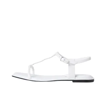 CALVIN KLEIN One Strap Sandals Women's White