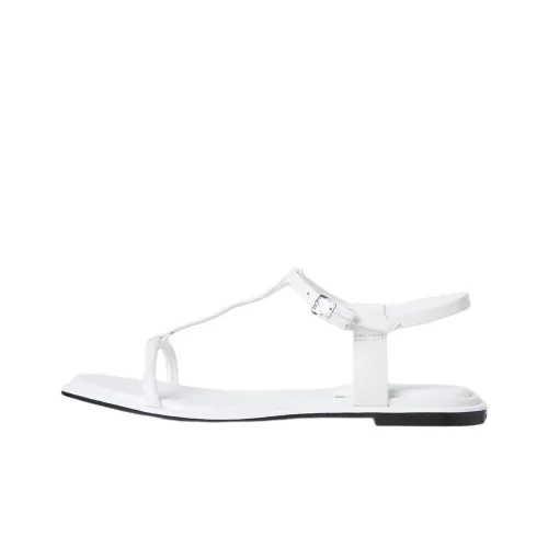 CALVIN KLEIN One Strap Sandals Women's White