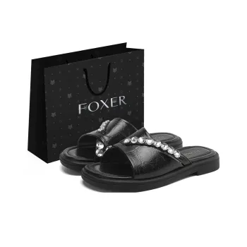 FOXER Slip Resistant Abrasion Resistant Slide Slippers Women's