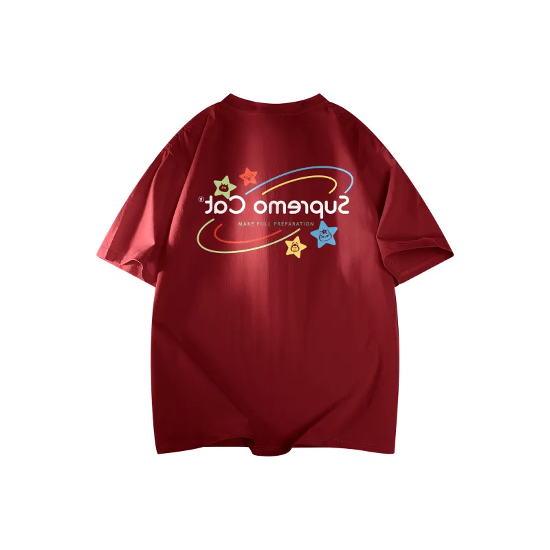 Supremo Cat T Shirts Unisex-8
