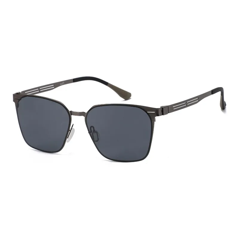 JEKA Metal Square Sunglasses Unisex-3