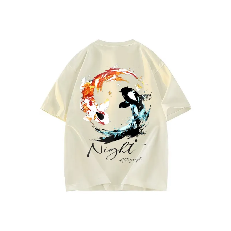 A02 T Shirts Unisex Light Beige Apricot-1
