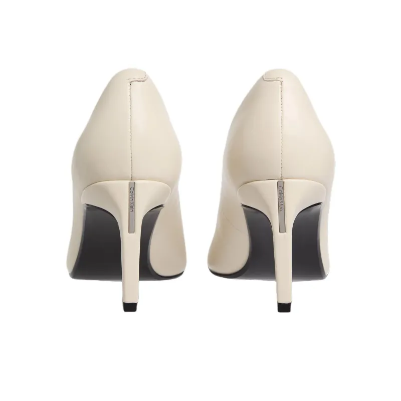 CALVIN KLEIN Slim Heel High Heels 7cm Women's Ivory White-4