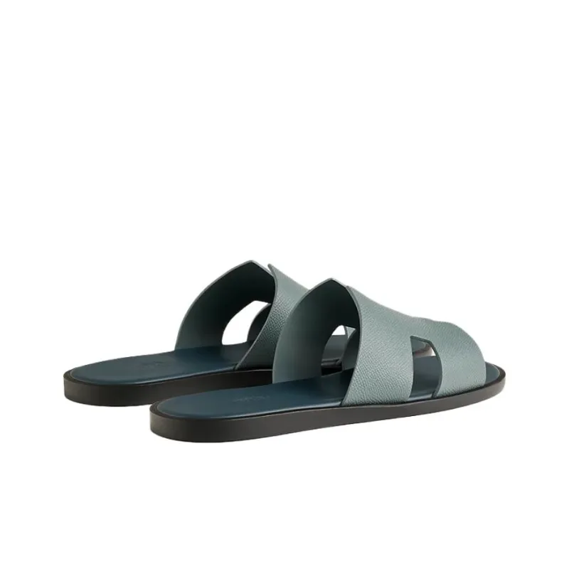 HERMES Izmir Slide Slippers Men's Blue-2
