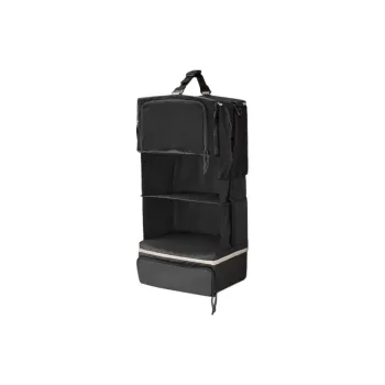 DECATHLON Polyester Travel Storage Bag Unisex Black