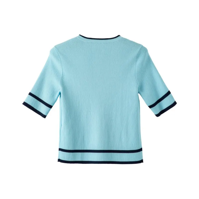 Late White Knitwear Women's Blue-1