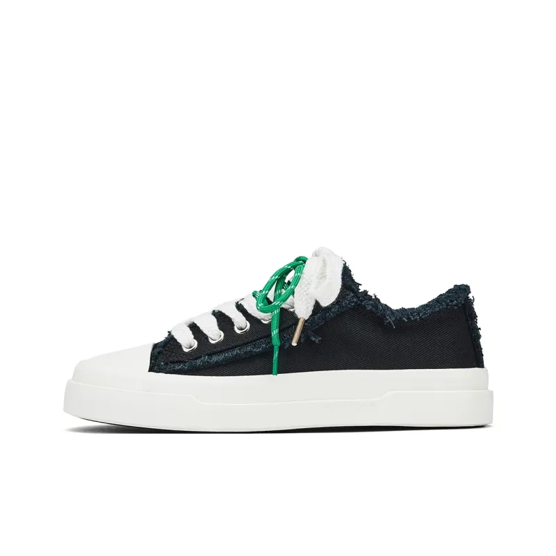 Hotwind Canvas Shoes Height Increasing Abrasion Resistant Low Top Skateboard Shoes Men's-0
