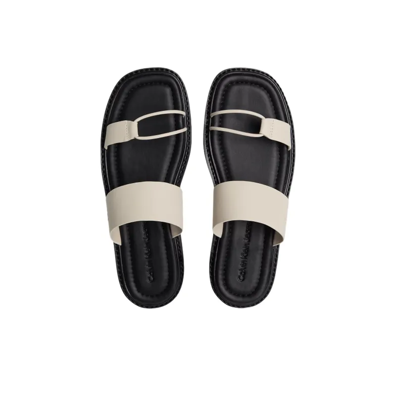 CKJ CALVIN KLEIN JEANS EVA Slip Resistant Slide Slippers Women's White-2