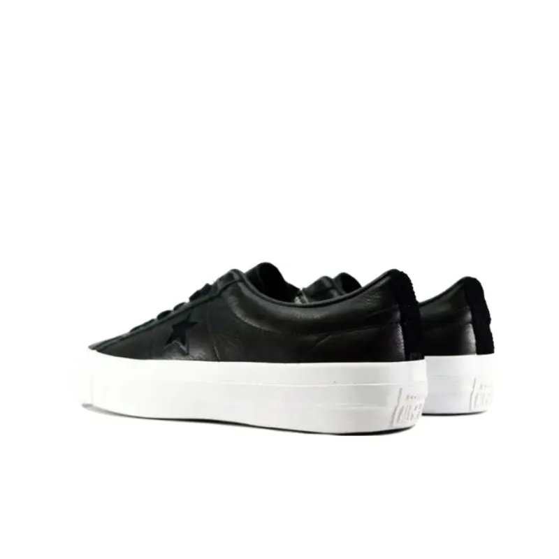 Converse One Star Low Leather 'Black'-2
