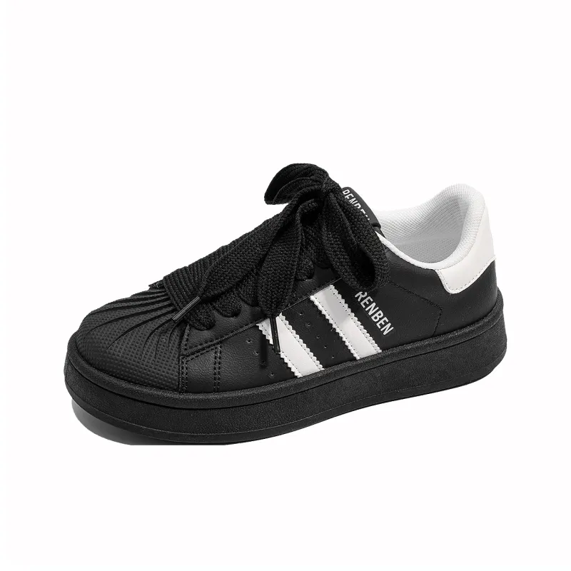 RENBEN Wear resistant And Lightweight Low Top Skateboard Shoes Women's-14