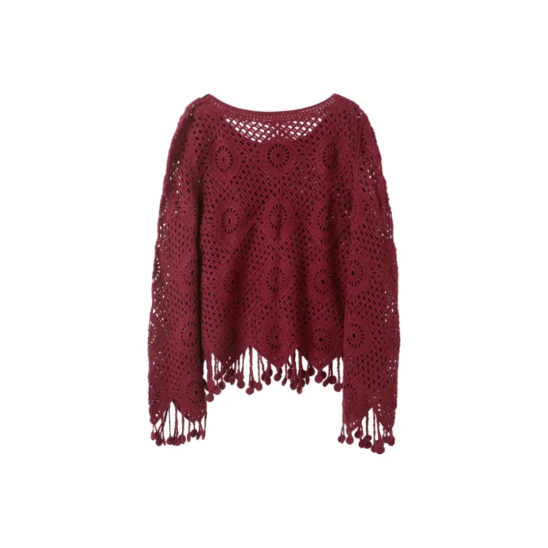 3COLOUR Knitwear Women's Cherry Red-8