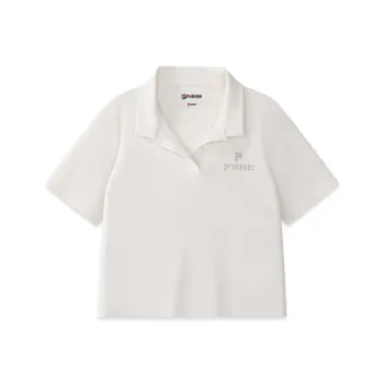 FILA FUSION LIFE Polo Shirt Women's Cloud White