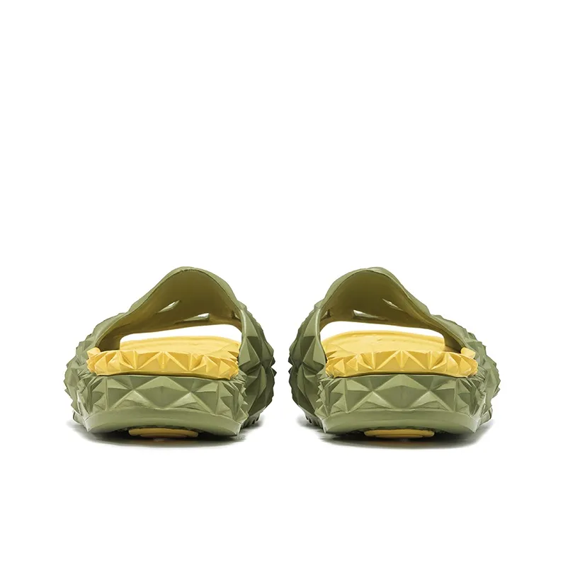 OETZI EVA Abrasion Resistant Slide Slippers Unisex Yellow Green-3