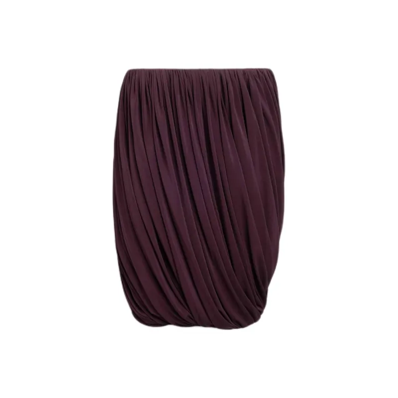 Alaia SS25 Casual Short Skirts Women's Burgundy-0