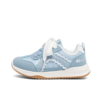 Warrior Abrasion Resistant Height Increasing Slip Resistant Low Top Casual Shoes Women's Blue