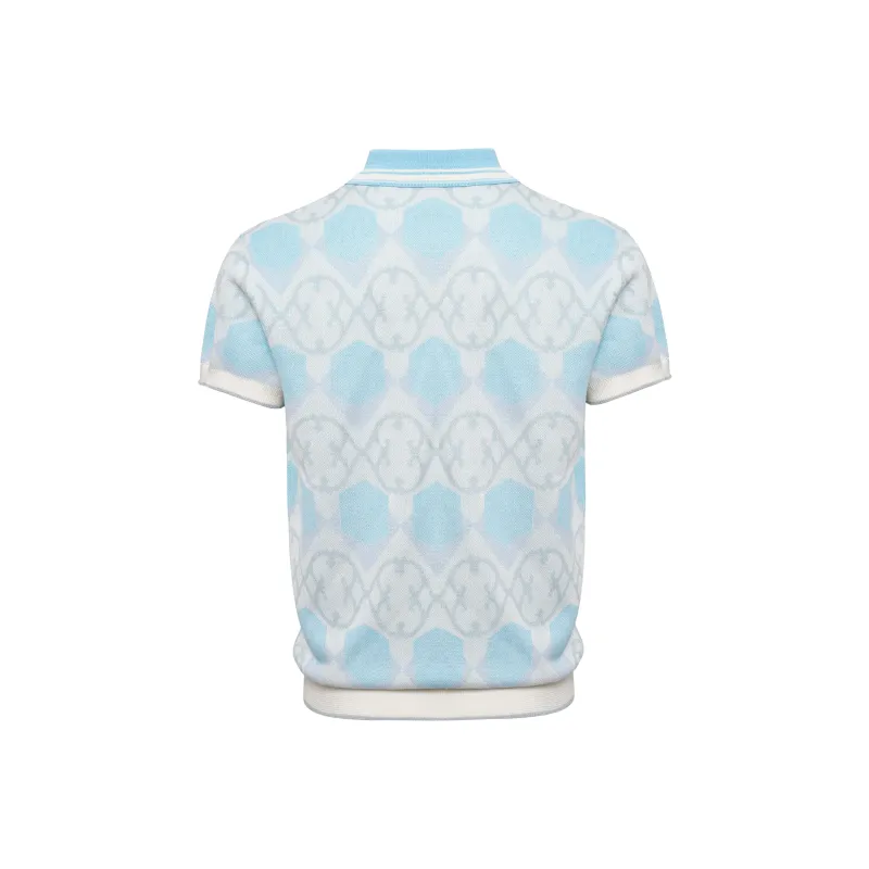 GLACIERBOY Polo Shirts Unisex Lake Blue-1