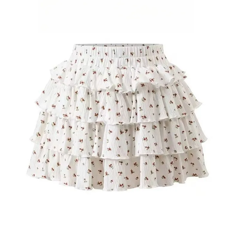 Gentle Welcome Casual Short Skirts Women's-0
