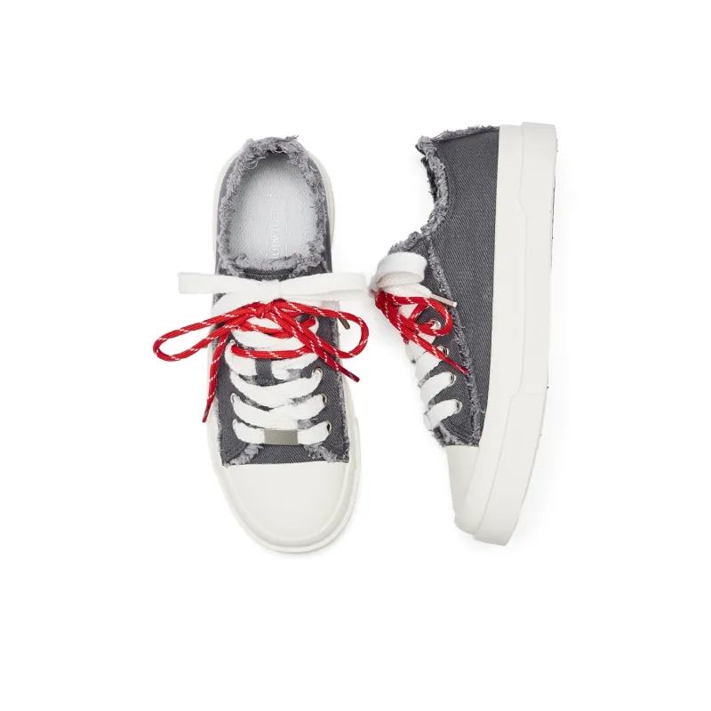 Hotwind Canvas Shoes Height Increasing Abrasion Resistant Low Top Skateboard Shoes Men's-12