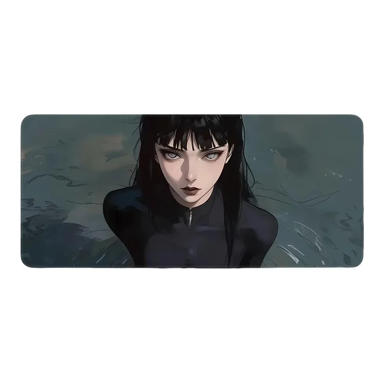 DANYIN Premium Black Hinata Hyuga Naruto Extra Large Anime Esports Office Computer Keyboard Thick Table Mats Mouse Pads-9