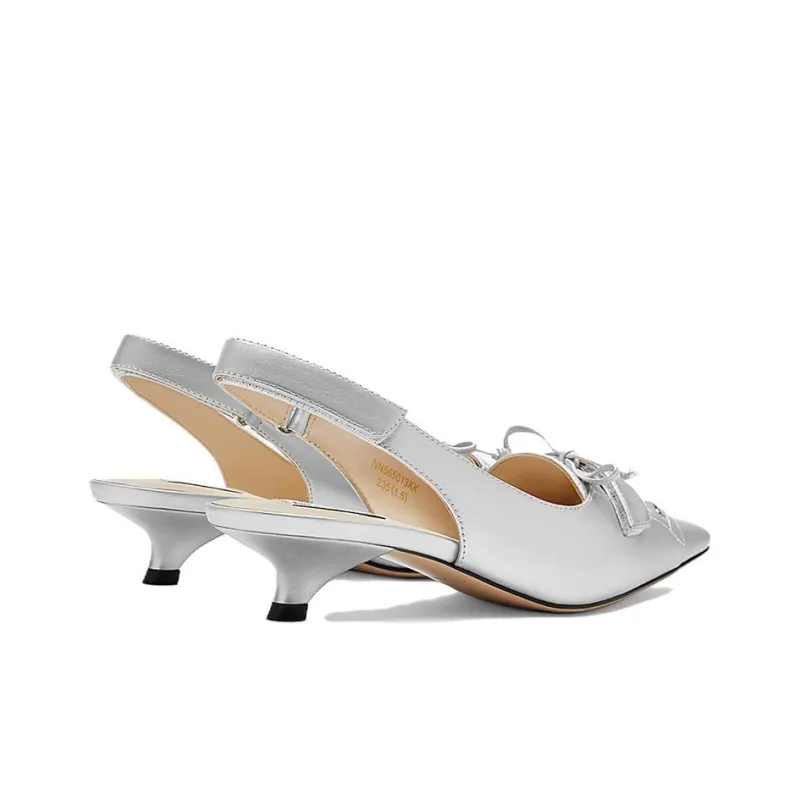 NINE WEST Cone Heel High Heels 4.3cm Women's-8