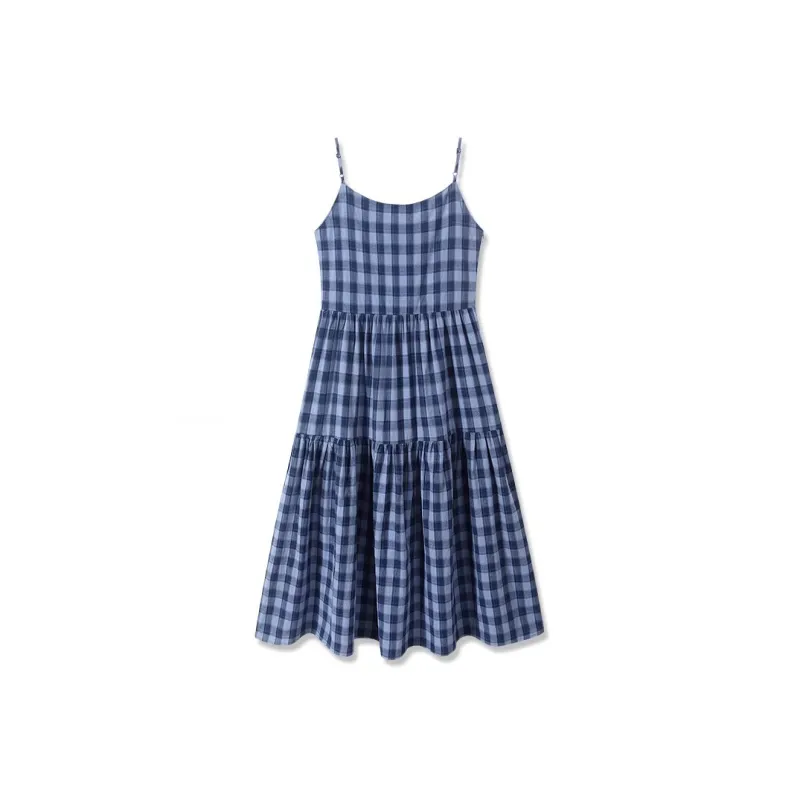 PAZZO Slip Dresses Women's Blue-1