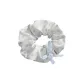 Blue and White Polka Dot Scrunchy