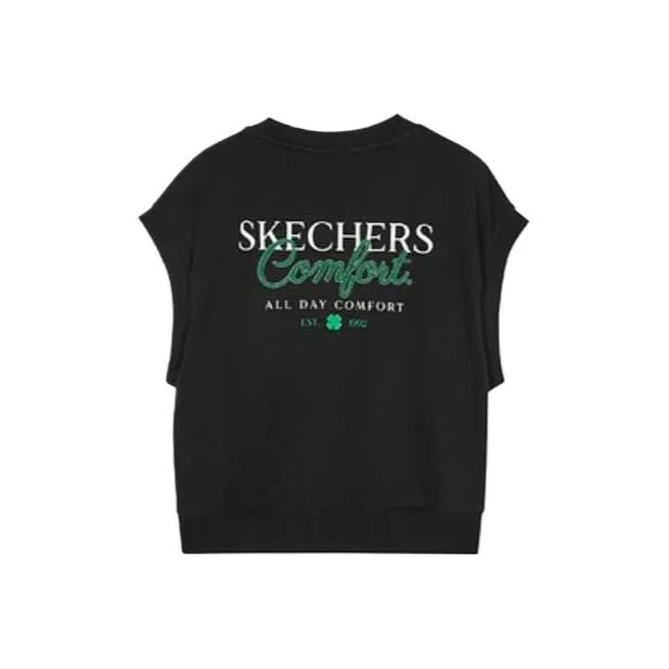 Skechers Tank Top Women's Carbon Black 0018-1