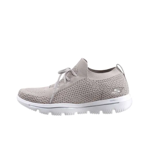Skechers Go Walk Evolution Ultra Low Top Casual Shoes Women's Light Umber