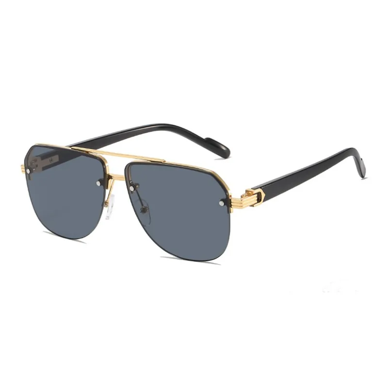 YUZHAOLIN Metal Aviator Sunglasses Unisex-4