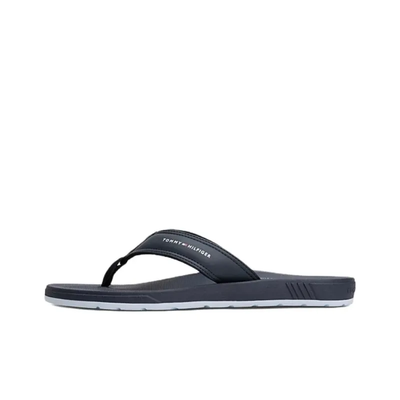 Tommy Hilfiger Abrasion Resistant Flip Flops Men's Marine Blue-0