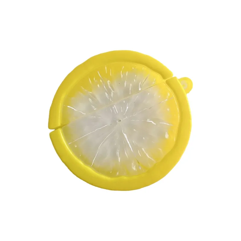 Baohuguang Compatibility Apple AirPods 3/1/2/Pro TPU Fashion Minimalist Style Parody Lemon Headphone Cases-5