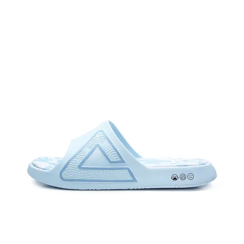 PEAK Tai Ji1.0 Quiet Slip Resistant Abrasion Resistant Slide Slippers Unisex Blue