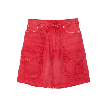 R13 Cotton Cargo Shorts