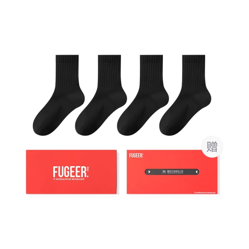 FUGEER Mid Calf Socks Women's Gift Box Combination-15