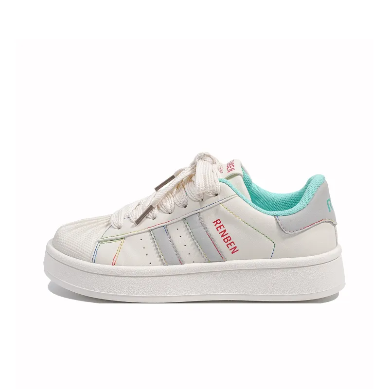 RENBEN Wear resistant And Lightweight Low Top Skateboard Shoes Women's-20