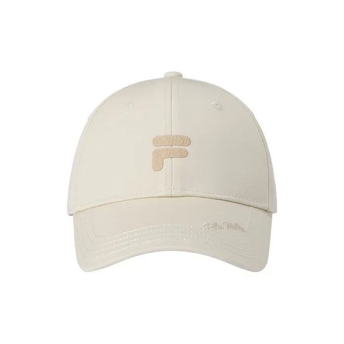 FILA FUSION Cotton Baseball Caps Unisex Heron White-1
