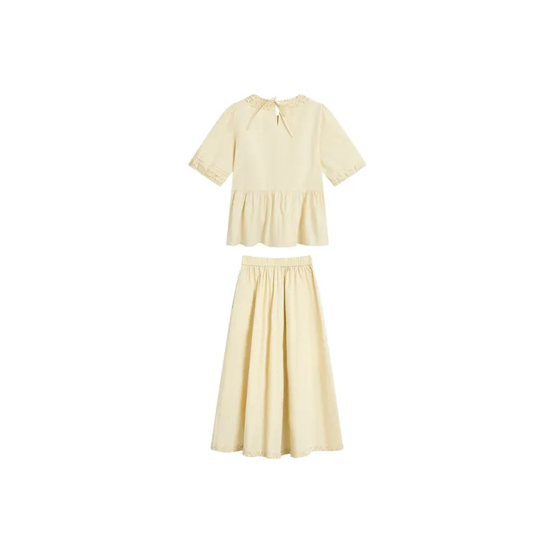 ZIHAN Two Piece Skirt Sets Women's-4