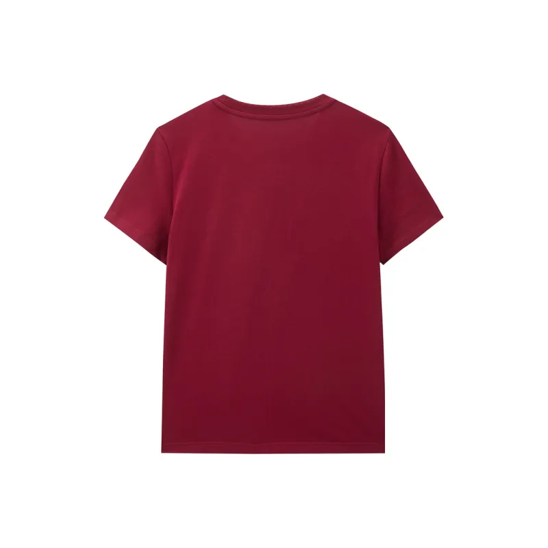 PEACEBIRD T Shirts Women's Red-1