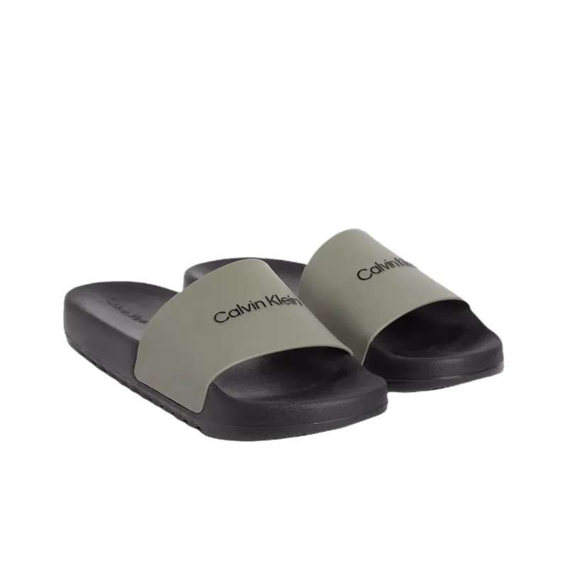 CALVIN KLEIN Slide Slippers 3.5cm Men's Green-2